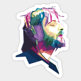 Guitarist in WPAP Sticker